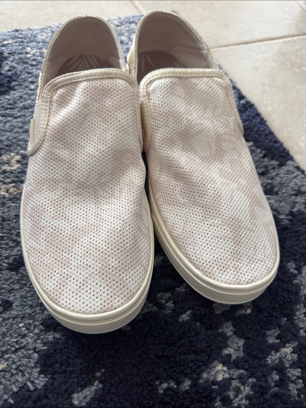 OluKai Women's Slip-On Pehuea in Light Beige